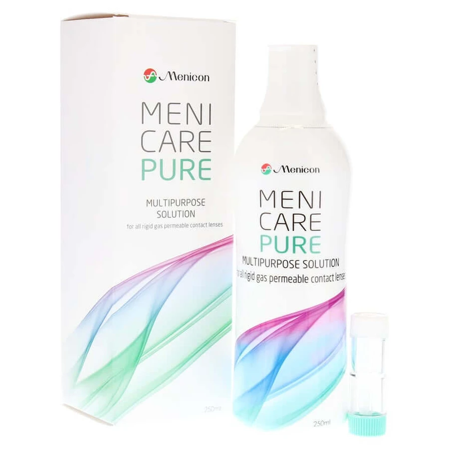 MENI CARE Zuivere oplossing voor harde contactlenzen 250 ml
