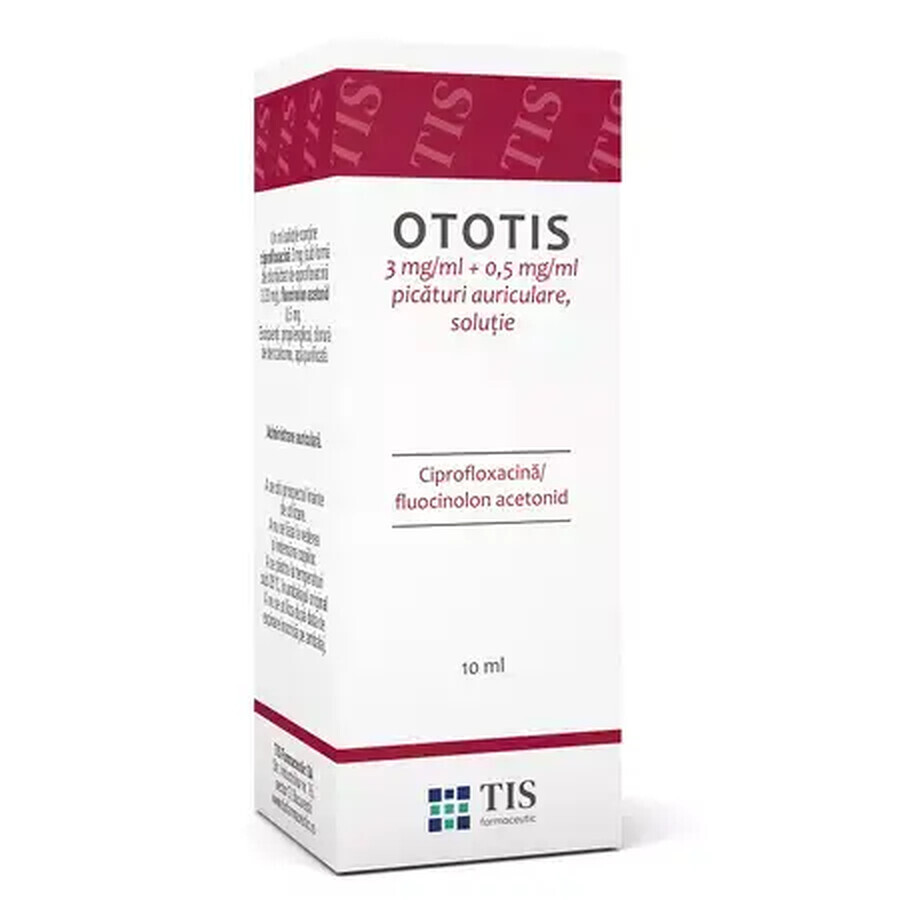 Ototis solución ótica, 10 ml, Tis Pharmaceutical