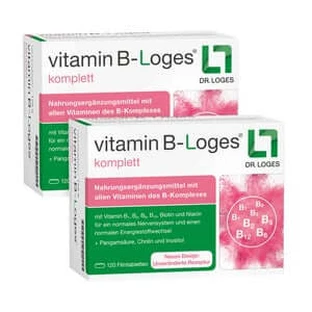 Witamina B-Loges kompletne podwójne opakowanie 2X120 szt.