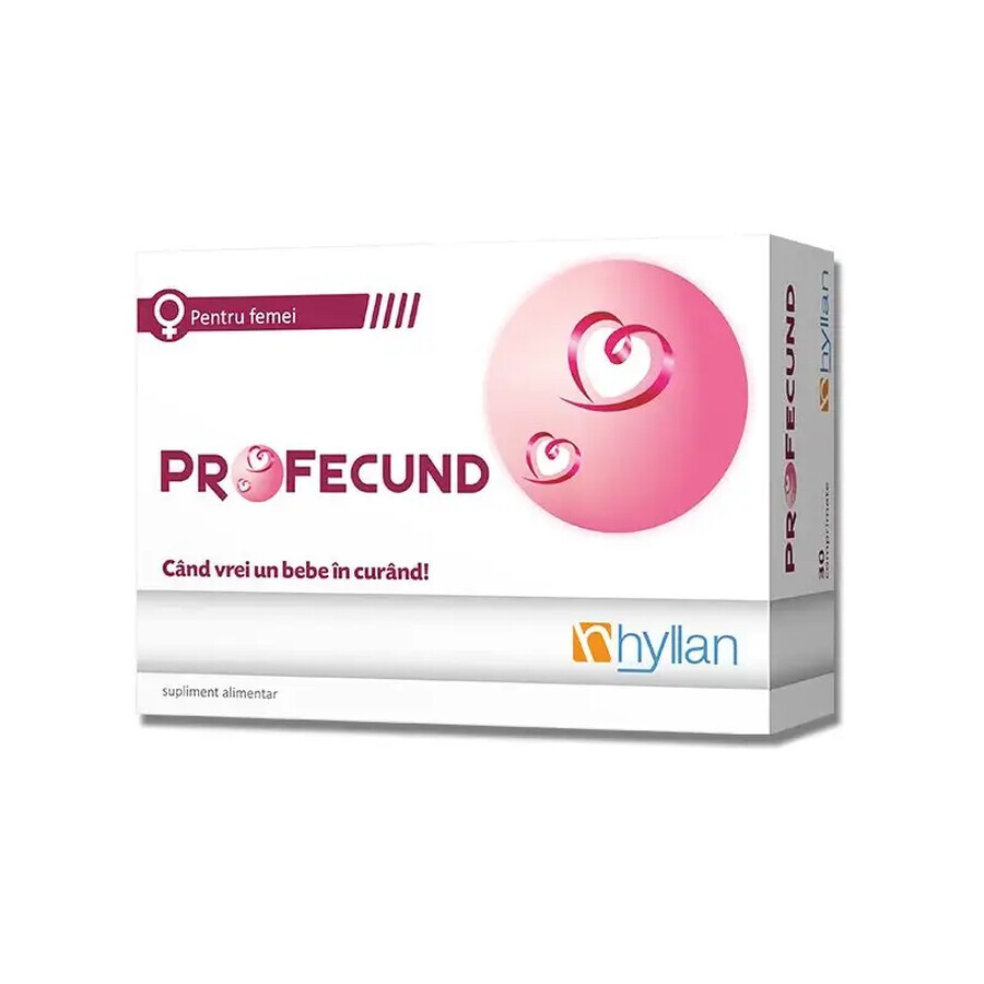 Envase Profecund (3 por el precio de 2), 30 comprimidos, Hyllan