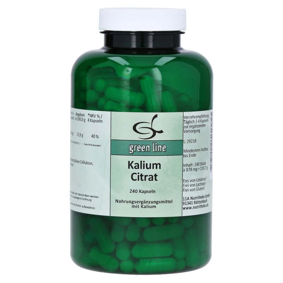 Gélules de citrate de potassium 240 St