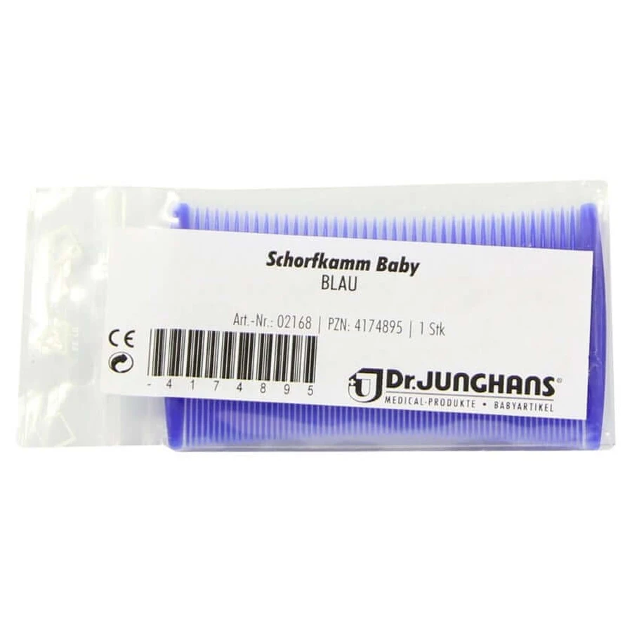 Scab comb baby blue 1 pc