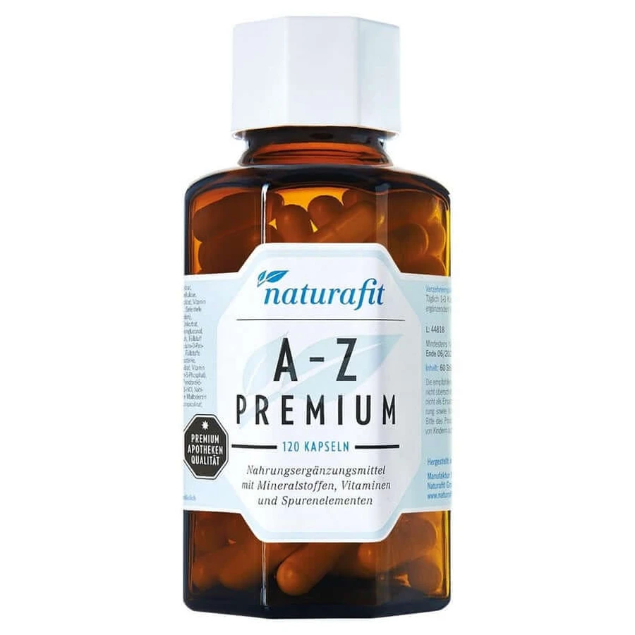 Naturafit A-Z Premium Cápsulas 120 Cápsulas