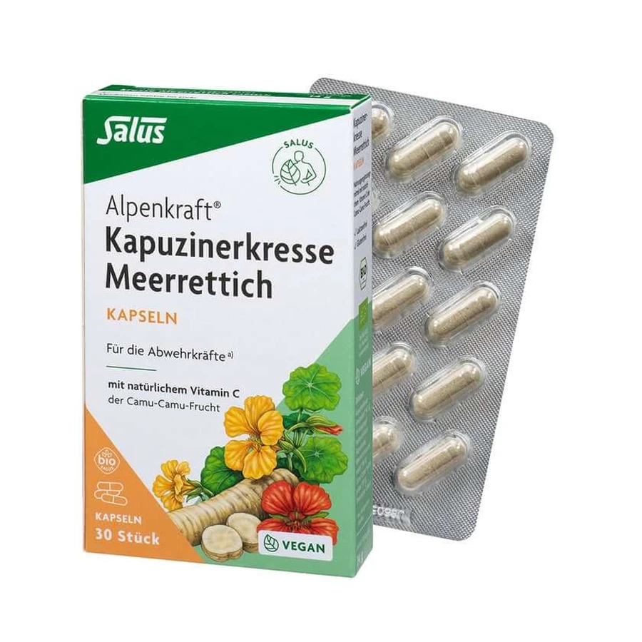 Capsulas de capuchina y rábano picante Alpe 30 St