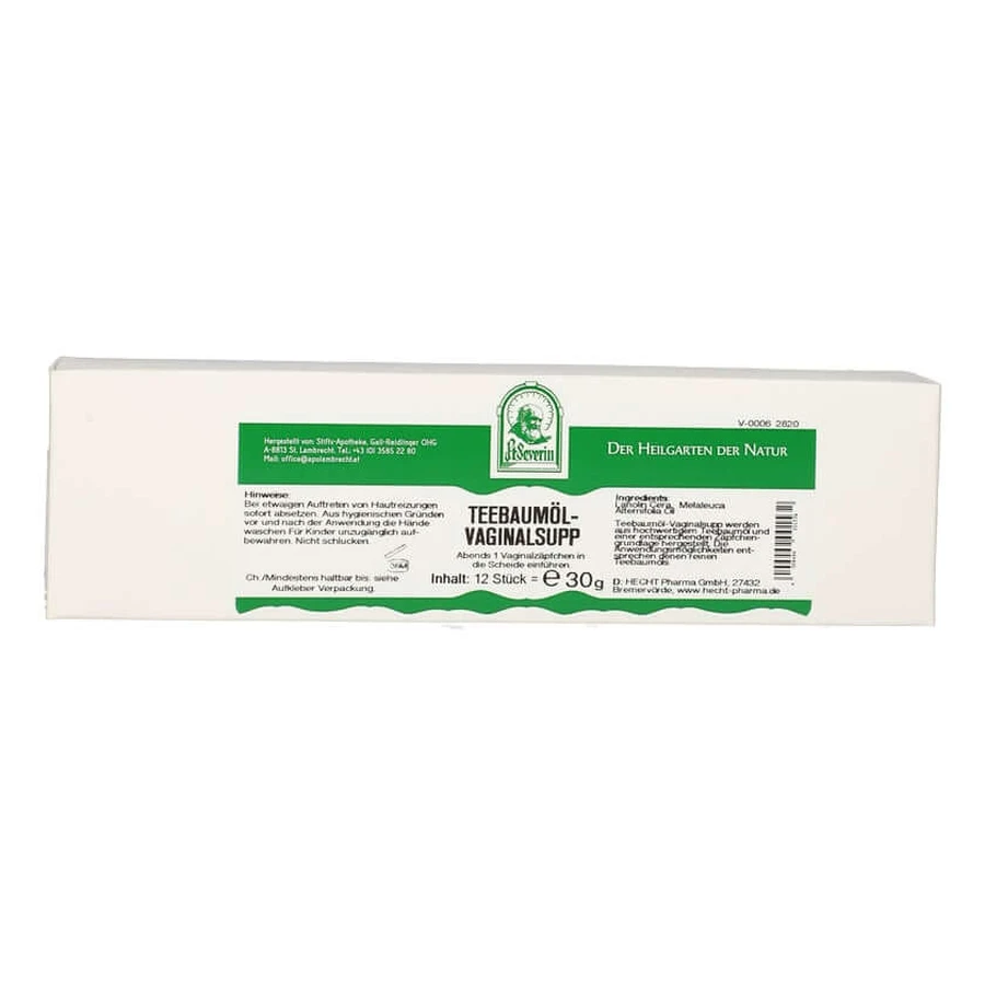 Tea Tree Oil Supposte vaginali 12 pz.