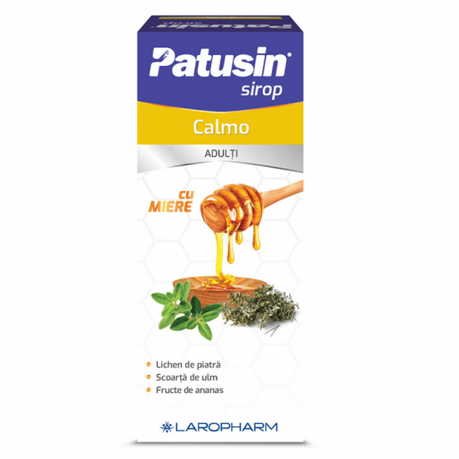 Patusin Calmo jarabe para adultos, 100 ml, Laropharm