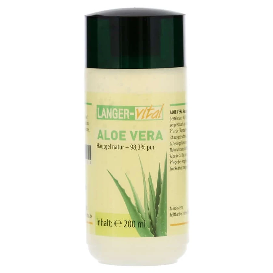 ALOE VERA gel para la piel 98,3% puro 200 ml