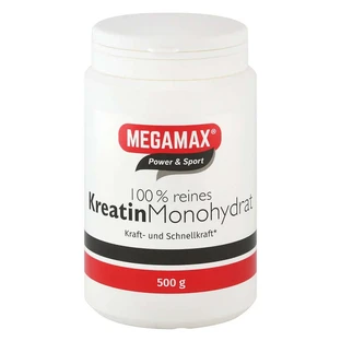MEGAMAX Creatina 100 % pura, vegana 500 g