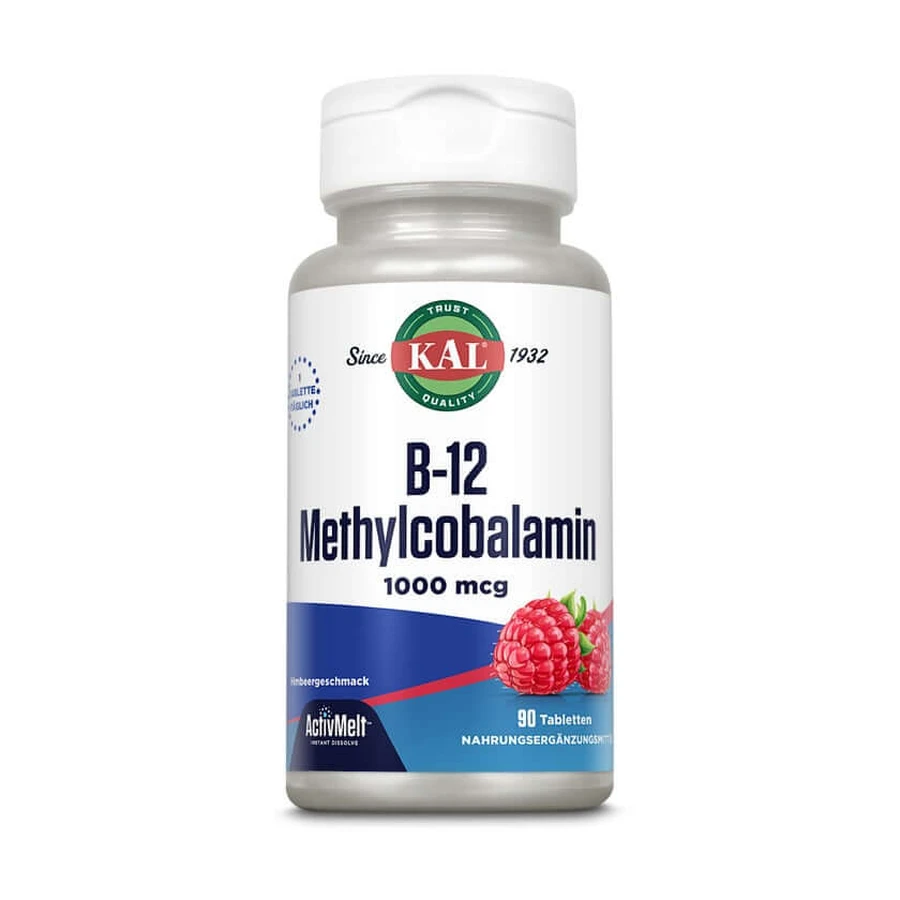 KAL Metylokobalamina (wit. B 12) 1000 ug ActivMelt 90 szt.: ceny i cechy