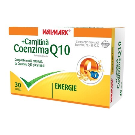 Coenzima Q10 + Carnitina, 30 cápsulas, Walmark