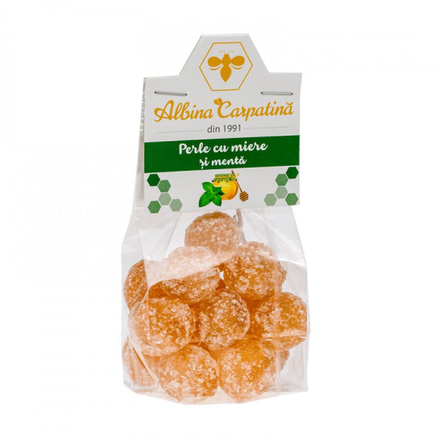 Parels met honing en munt, 100 g, Albina Carpatina