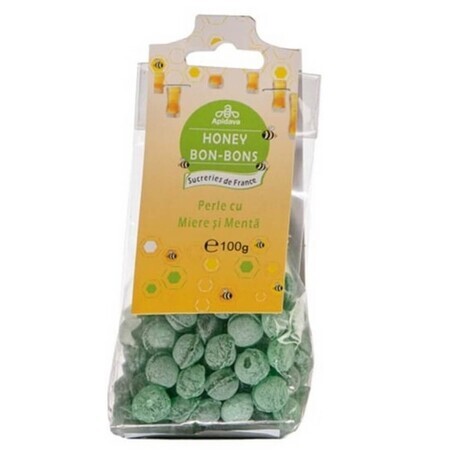 Perlas con miel y menta, 100 g, Sucreries de France