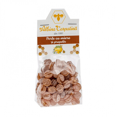 Parels met honing en propolis, 100 g, Albina Carpatina