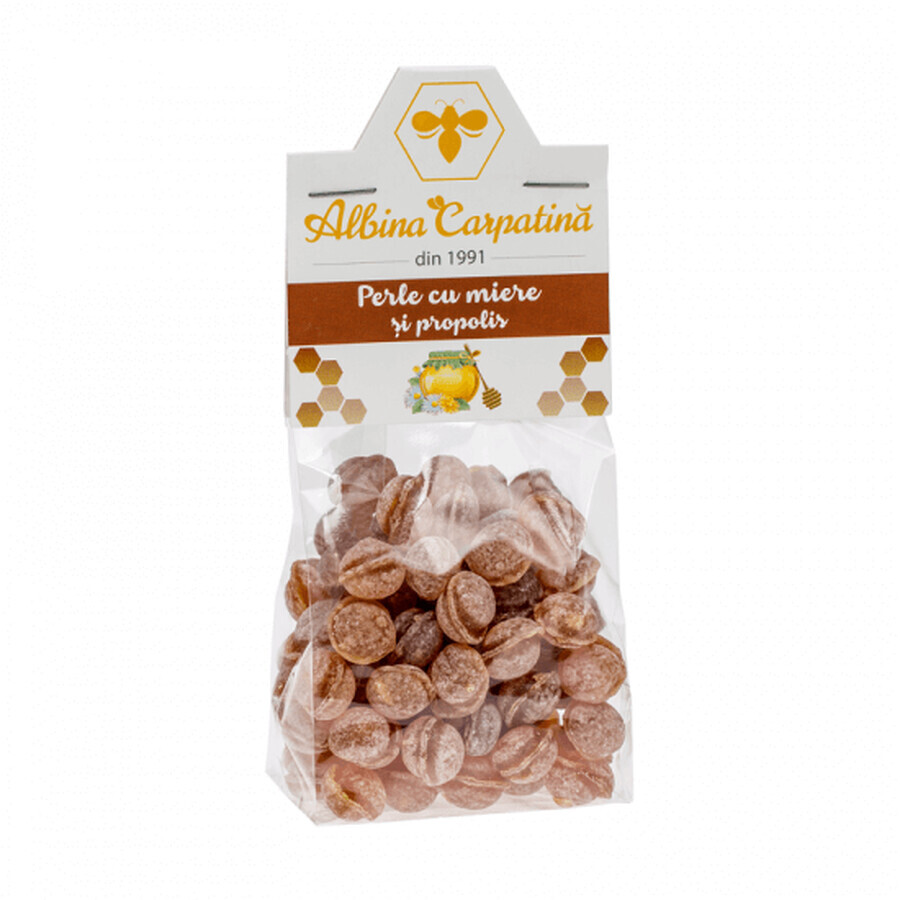 Parels met honing en propolis, 100 g, Albina Carpatina