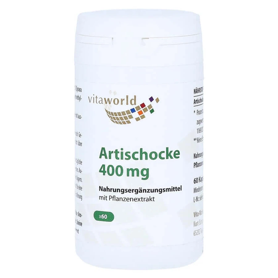 Artichaut 400 mg gélules 60 gélules