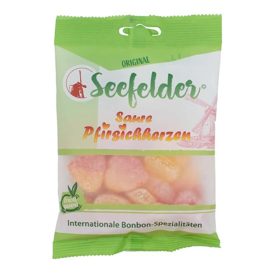 Coeurs de pêche acidulée Seefelder KDA 100 g