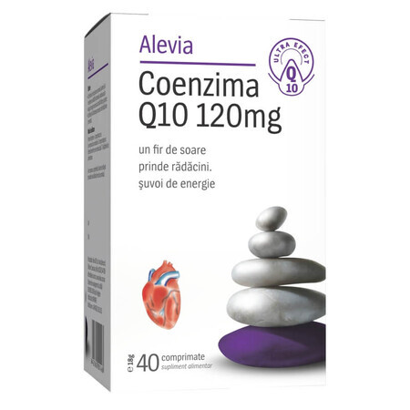 Coenzima Q10 120MG, 40 comprimidos, Alevia