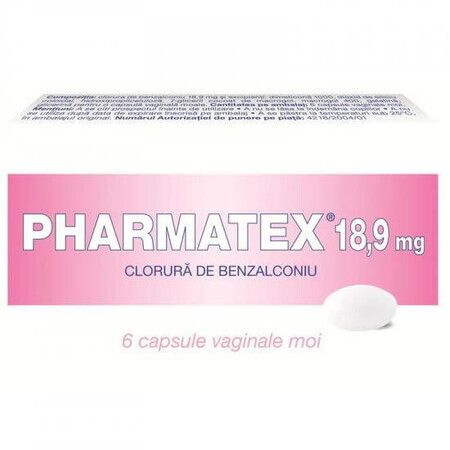 Pharmatex, 6 cápsulas vaginales, Innotech