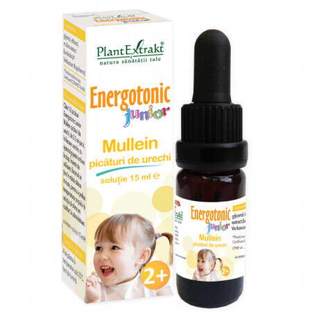 Picaturi de urechi Energotonic Junior Mullein, 15 ml, Plant Extrakt