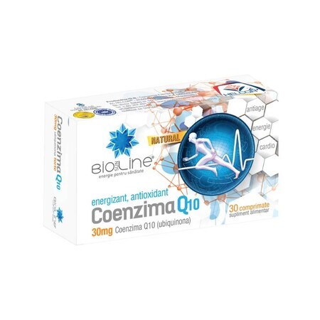 Coenzima Q10 30 mg ubiquinone forte Bioline, 30 compresse, Helcor