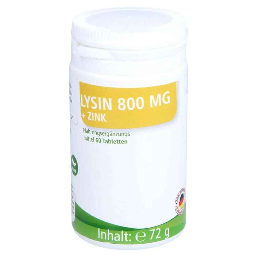 Lizyna 800 Mg+cynk tabletki 60 St: ceny i cechy