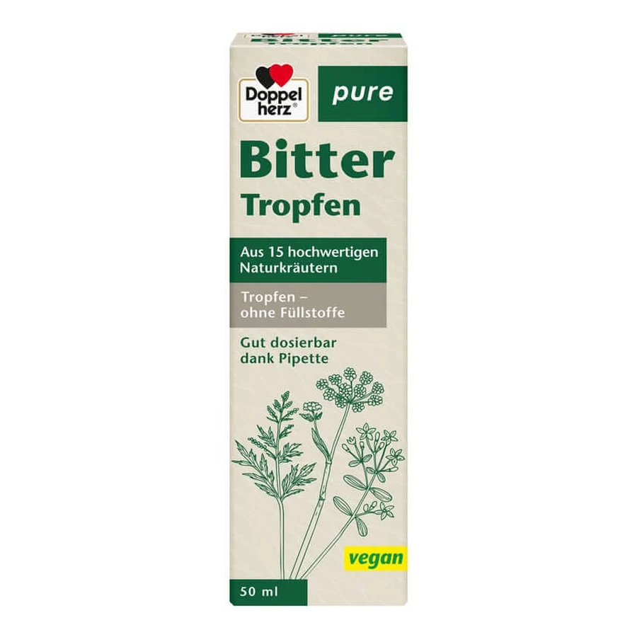 Czyste gorzkie krople Doppelherz 50 ml: ceny i cechy