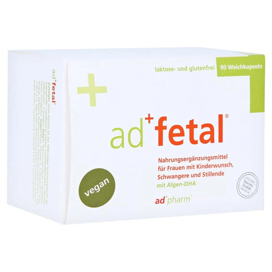 Adfetale kwart verpakking zachte capsules 90 stuks