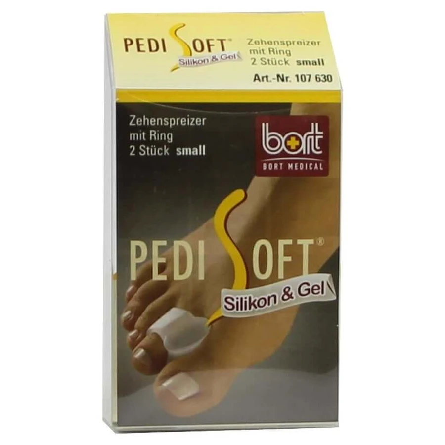 BORT Pedisoft Gel pentru depărtarea degetelor cu inel 2 buc
