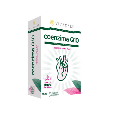 Coenzima Q10 Punti di forza, 30 capsule, Vitacare