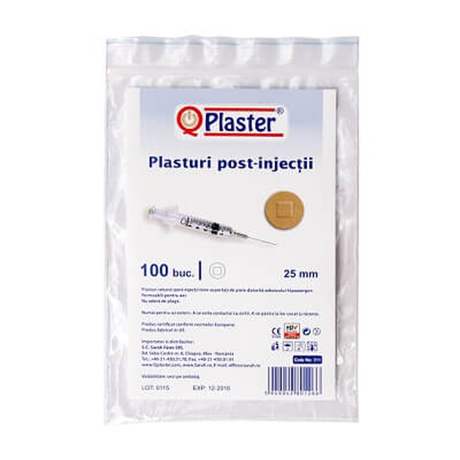 QPlaster Nachinjektionspflaster, 100 Stück, QPlaster