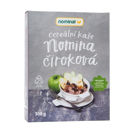 Papilla de sorgo y arroz integral Nomina Sorgo, 300 g, Nominal