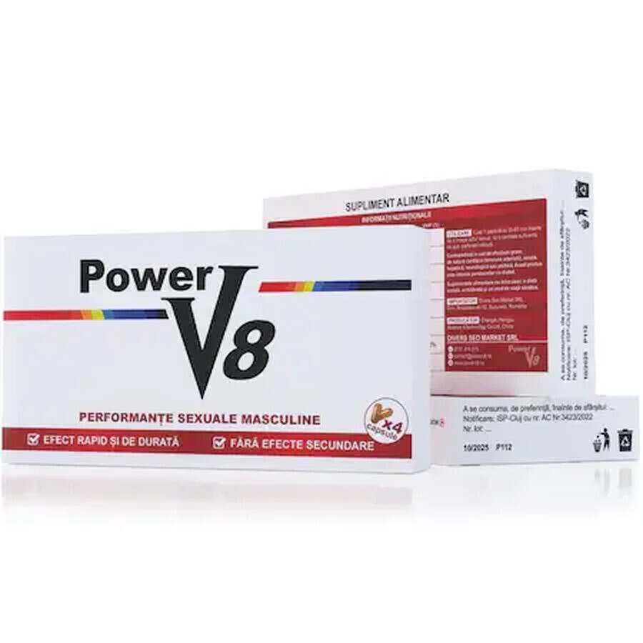 Power V8, 4 cápsulas, Divers Seo Market