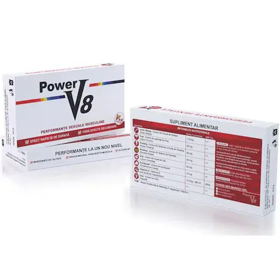 Power V8, 4 cápsulas, Divers Seo Market