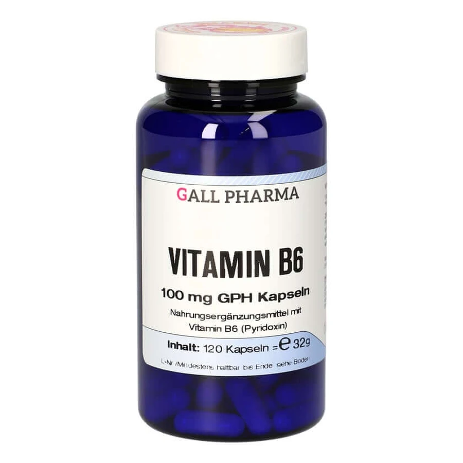 Vitamine B6 100 mg GPH Capsules 120 Capsules
