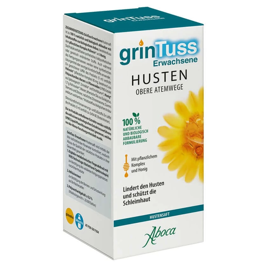 Sirop pentru adulți Grintuss 180 g