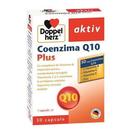 Coenzima Q10 Plus pentru metabolism, 30 capsule, Doppelherz