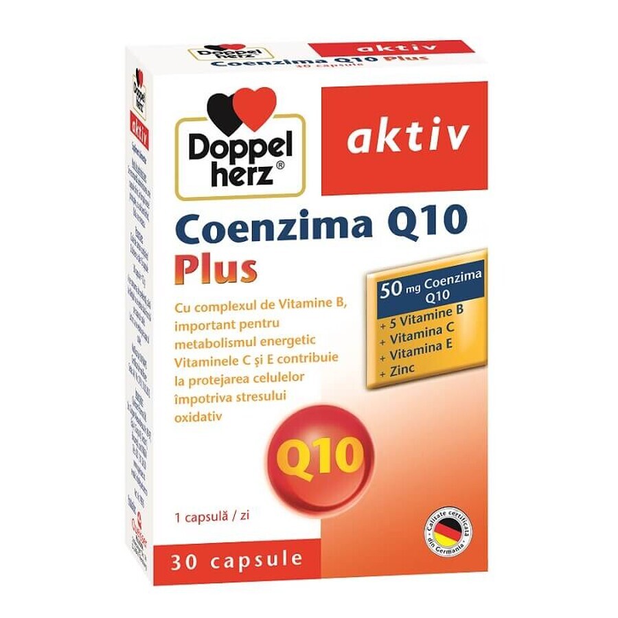 Co-enzym Q10 Plus voor stofwisseling, 30 capsules, Doppelherz