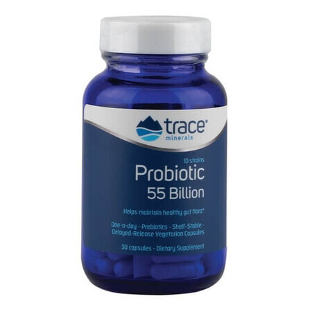 Probiotic 55, 30 cápsulas, Trace Minerals