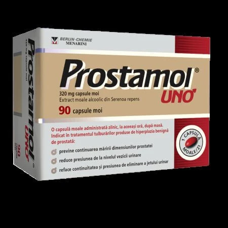 Prostamol Uno, 90 capsule, Berlin-Chemie Ag