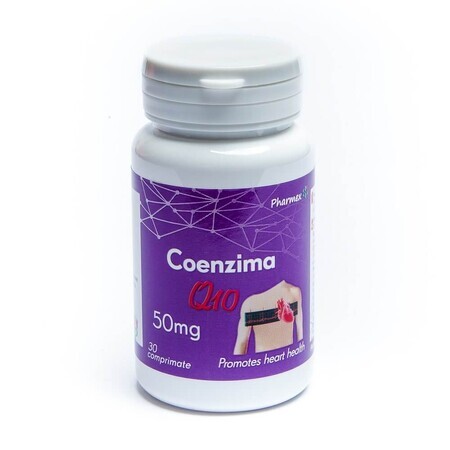 Coenzima Q10, 50 mg, 30 comprimidos, Pharmex