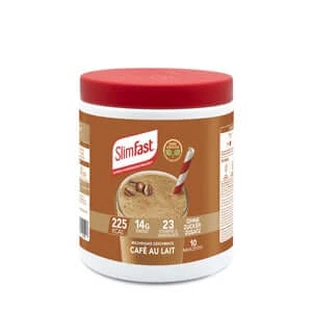 SLIM FAST Cafe au Lait pulbere 365 g