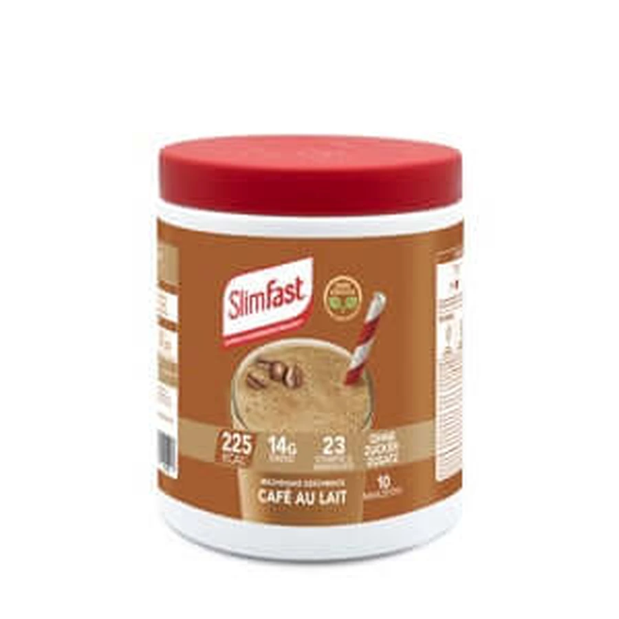 SLIM FAST Cafe au Lait pulbere 365 g