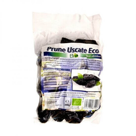 Ciruelas secas Eco, 200 g, Managis