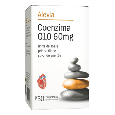 Coenzima Q10, 60 mg, 30 comprimidos, Alevia