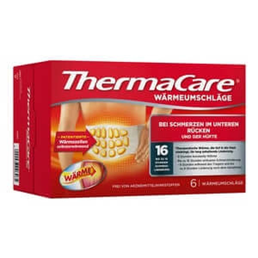 ThermaCare compresses de chaleur pour le mal de dos 6 pcs.