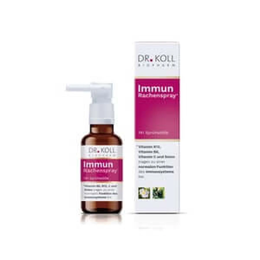Immune Spray per la gola Dr.Koll Gemmo Complex Vitamina B6 e B12 20 ml