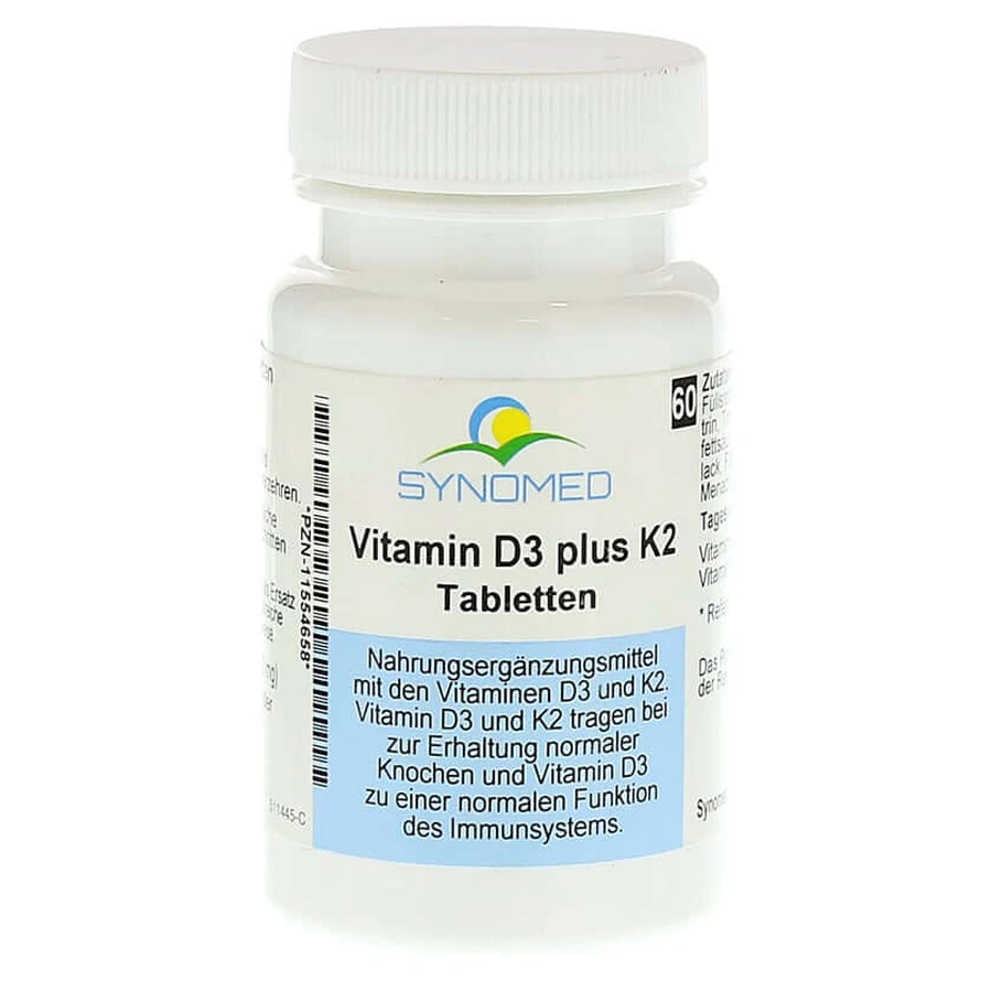 Vitamina D3 PLUS K2 Tablete 60 Capsule