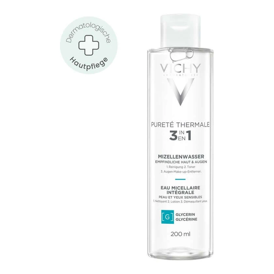 Vichy Pureté Thermale Minéral Fluide nettoyant micellaire peaux sensibles 200 ml