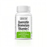 Quercetina Bromelina Vitamina C, 30 cápsulas, Zenyth