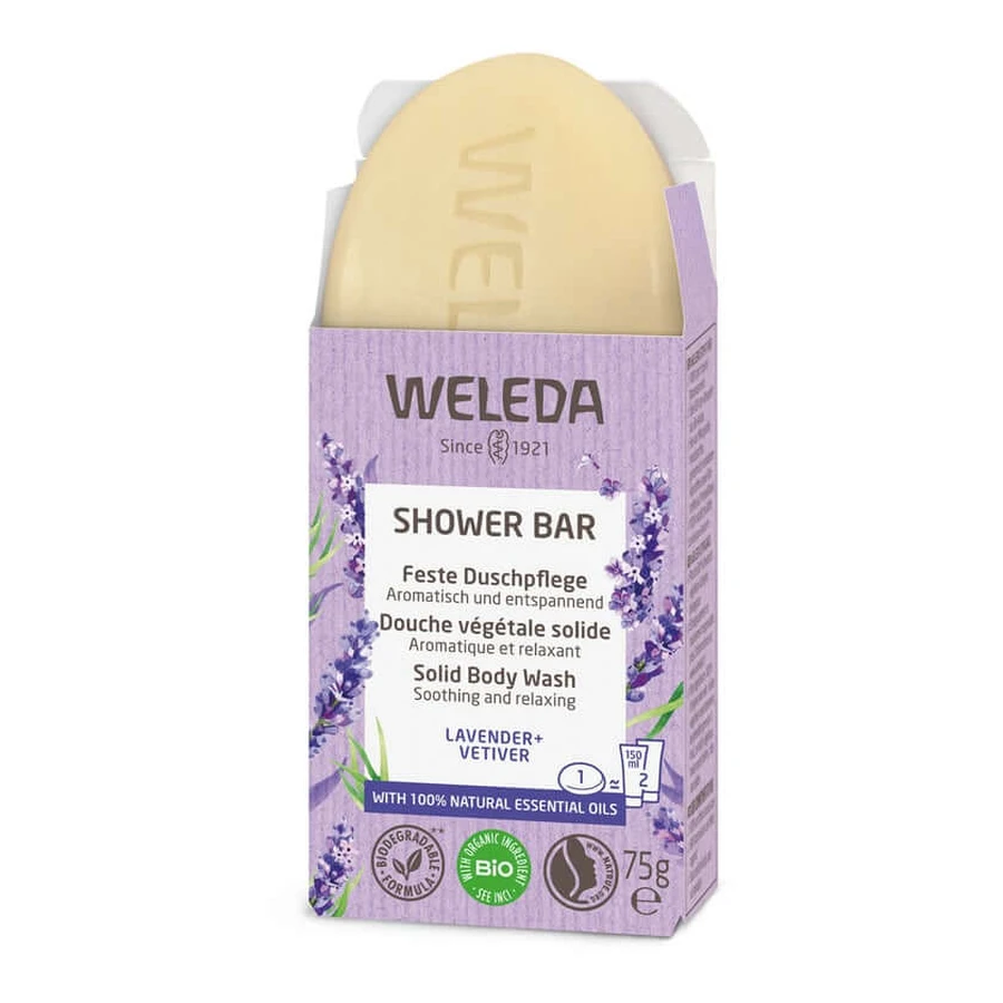 Weleda Soin Douche Solide Lavande + Vétiver 75 g